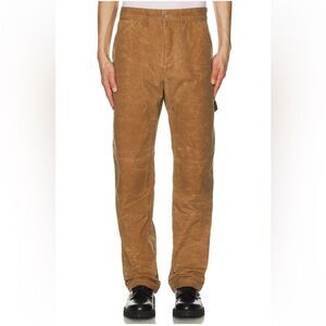 NEW BTFL Studio Waxed Carpenter Pants Tobacco Size 30